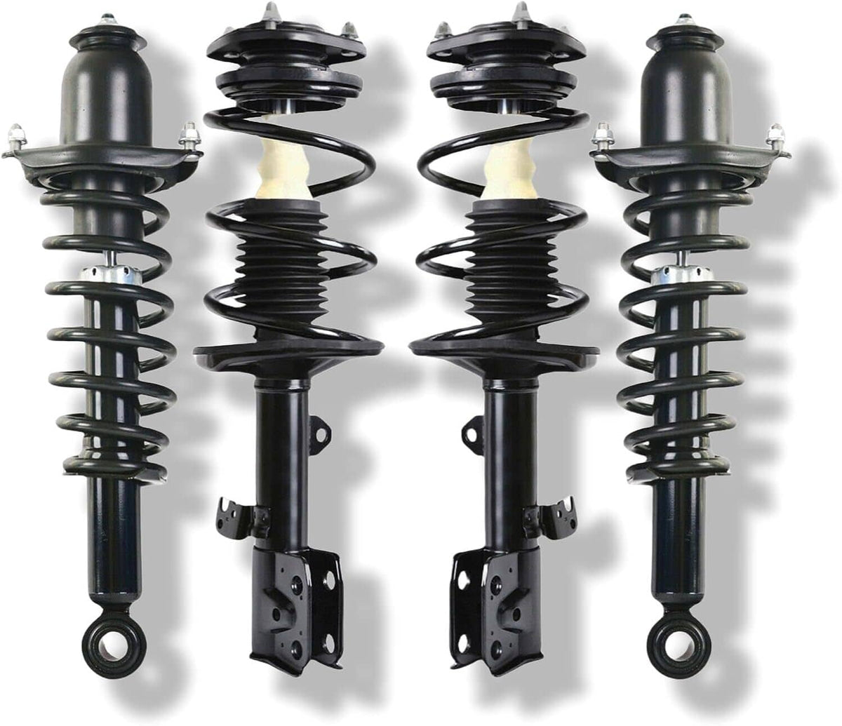 Solidspare 4Pcs Front and Rear Struts for 2009-2013 Toyota Corolla 1.8L OE# 572597 572598