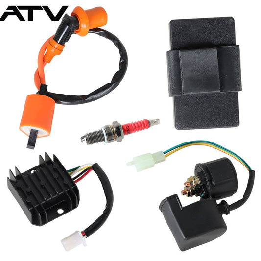 Solidspare For Taotao 150cc 200cc 250cc Ignition Coil CDI Regulator Rectifier Relay