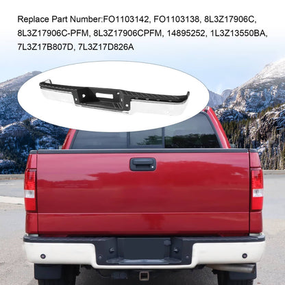 Solidspare Chrome Rear Bumper Assembly For 2006-2008 Ford F150 F250 Step Bumper w/ Hole