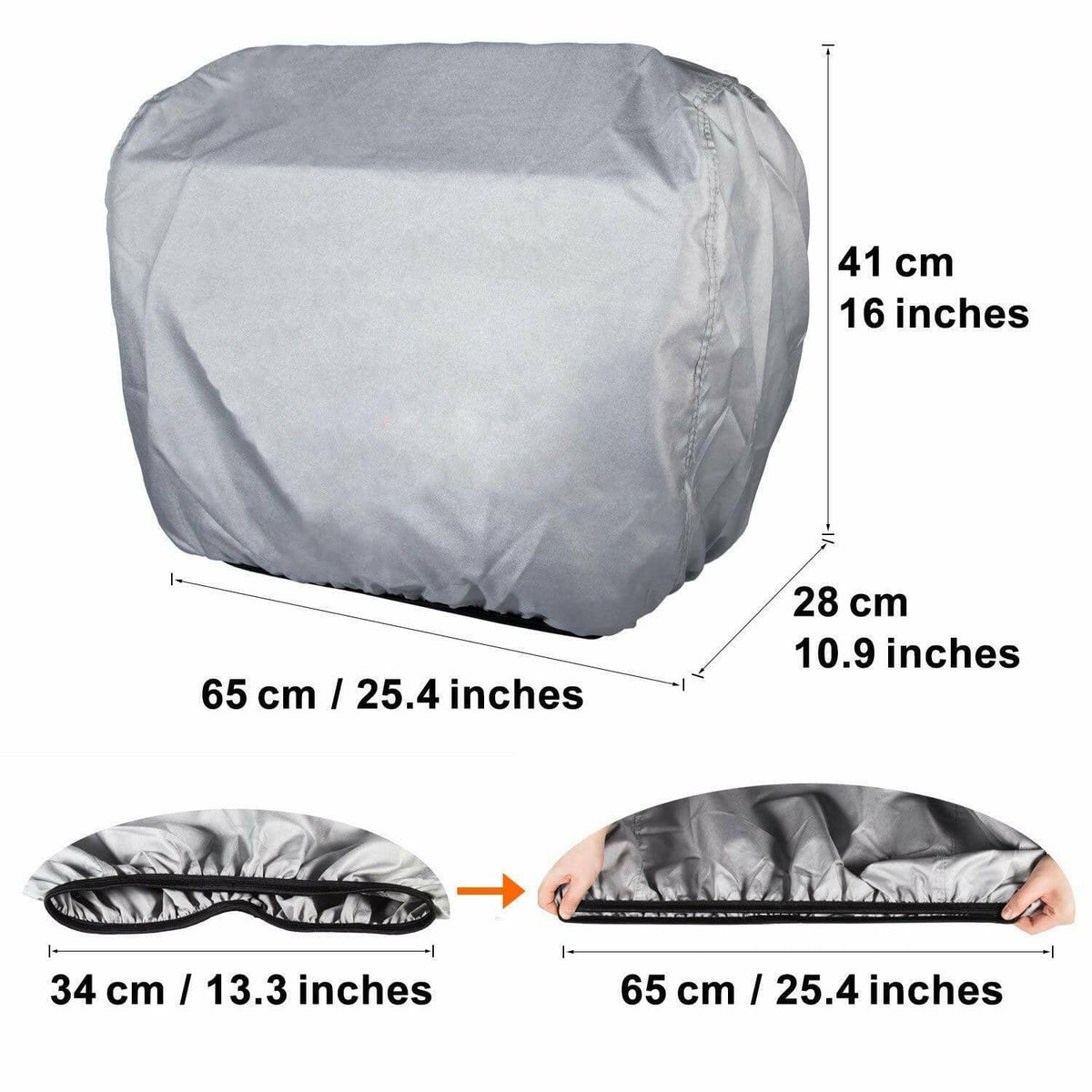 Solid Spare Generator Cover-Waterproof Dustproof Sunproof for Honda EU3000is & Predator 3500