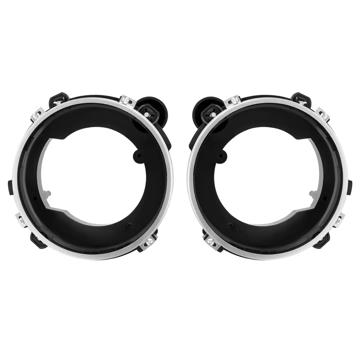Solid Spare Left & Right Side Headlight Bulb Brackets Buckets For Jeep Wrangler 1997-2006