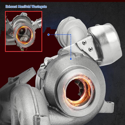 Solidspare Turbo Turbocharger Fits Volkswagen Tiguan CC EosGTI 2.0L 2009-2016 06J145701T