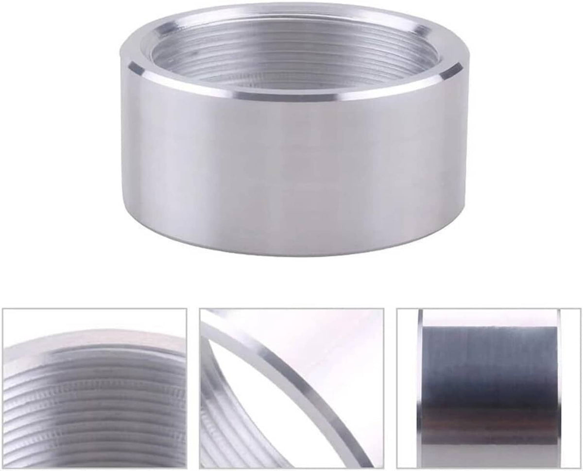 Solidspare New 2 Inch NPT Female Thread Aluminum Weld On Pipe Fitting Bung for Most Fluids
