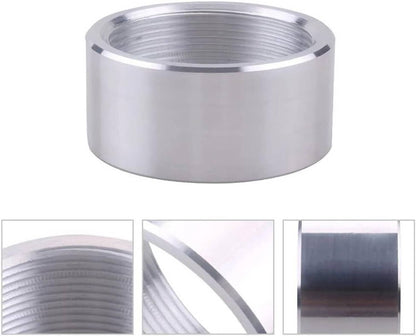 Solidspare New 2 Inch NPT Female Thread Aluminum Weld On Pipe Fitting Bung for Most Fluids