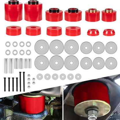 Solid Spare for 1980-1998 Ford F150 F250 F350 2WD/4WD 4.4123R Body Cab Mount Bushing Set Kit