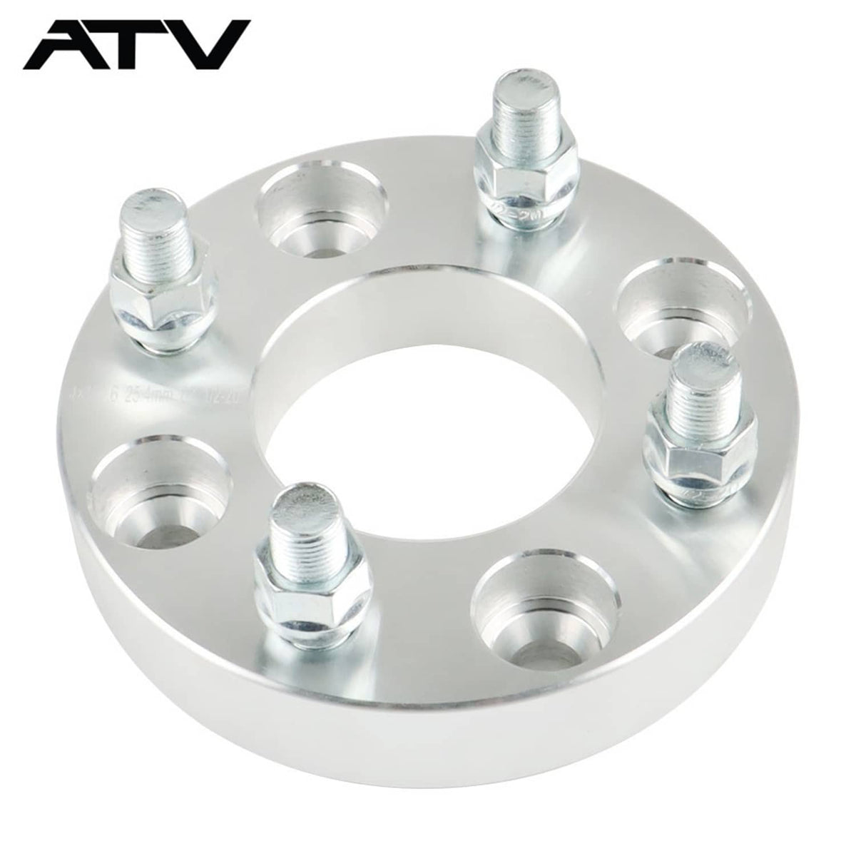 Solidspare 4PCS 1" Wheel Spacers 4x4 4x101.6 1/2"x20 For Golf Carts For EZGO Club Cars