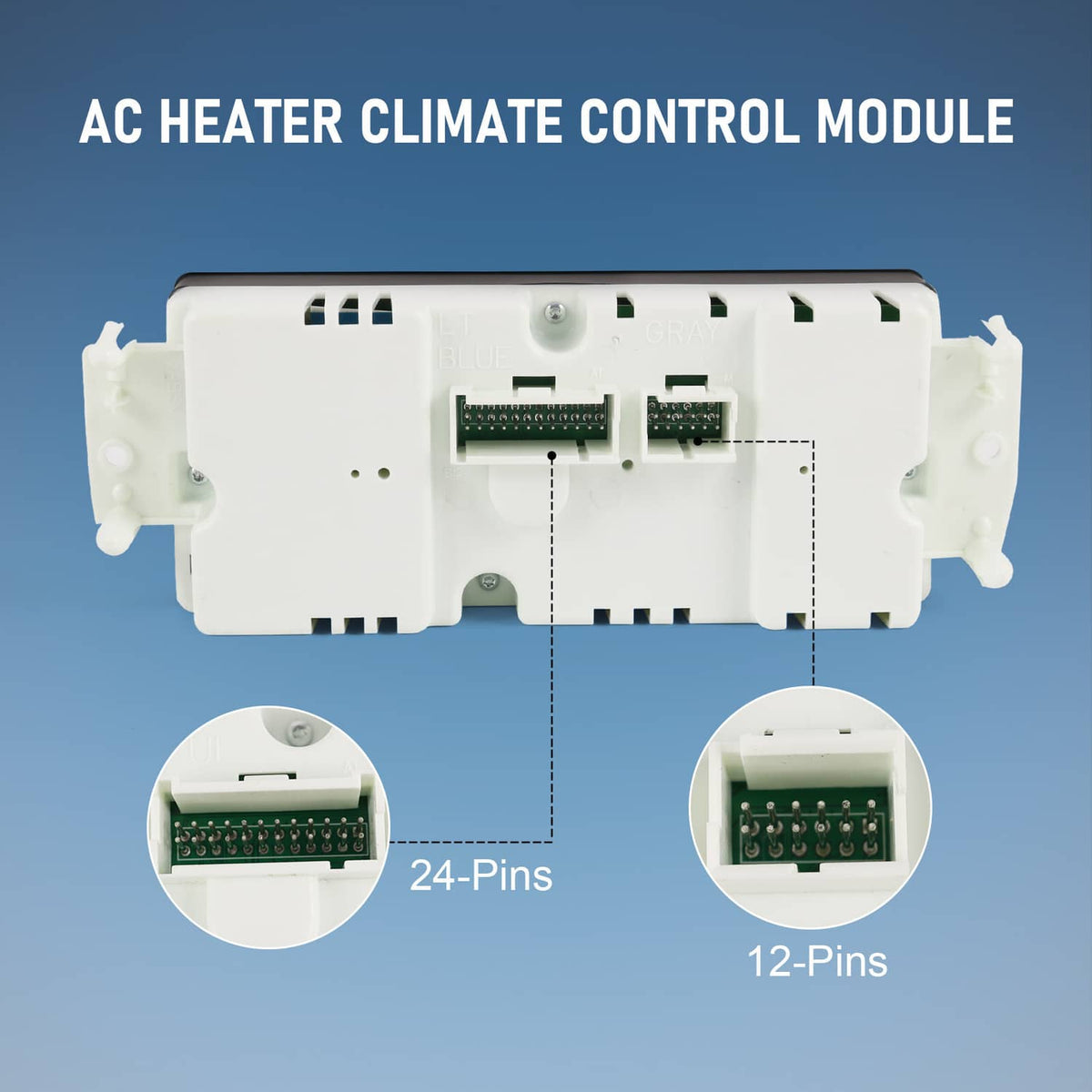 Solidspare Improved 599-211XD Climate Control Module For Chevy GMC Silverado Tahoe Trail
