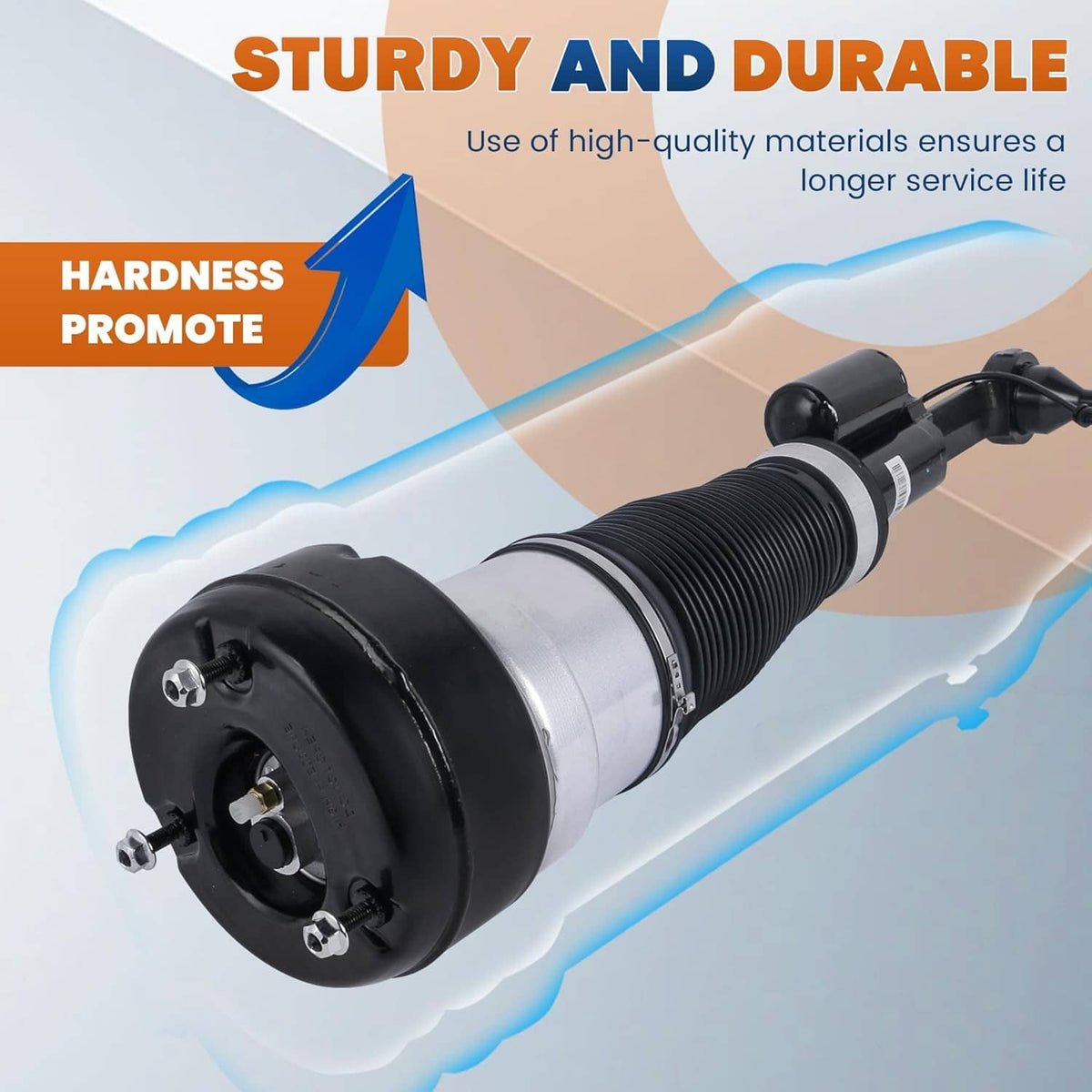 Solidspare 2x Front Air Suspension Struts For 4Matic Mercedes W221 S500 S550 CL500 CL550