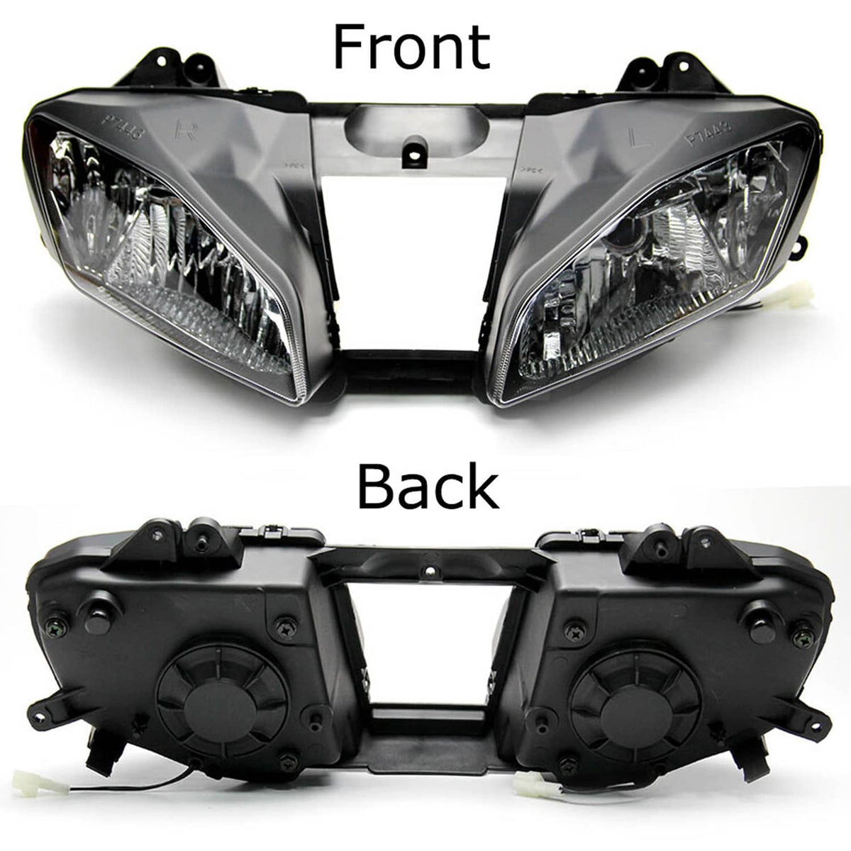 Solidspare Headlight Head Light Lamp Assembly Fit For Yamaha YZF R6 2008-2016 YZF-R6 08-16