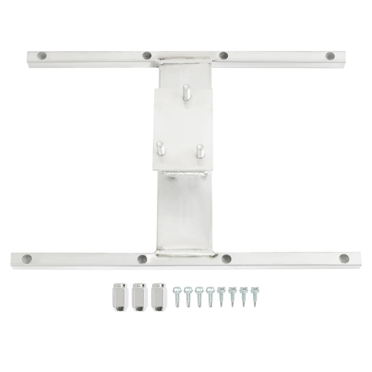 Solidspare Aluminum H-Mount Spare Tire Carrier 5-Lug Wheel, 16" Stud Spacing Trailer Mount