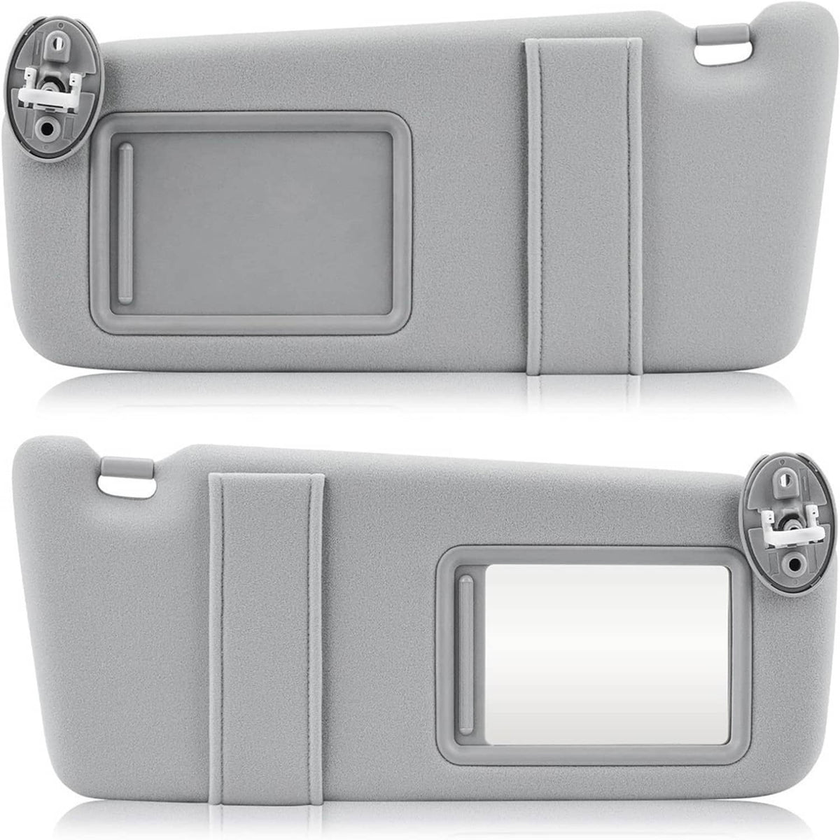 Solidspare Gray Sun Visor w/Sunroof Left & Right Set For 09-16 Toyota Venza 74320-0T022-B1