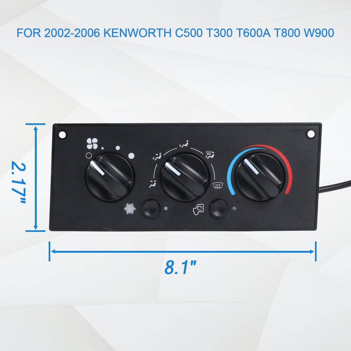 Solidspare Heavy Duty Climate Control Module For 2002-2006 Kenworth W900 T800 T600A