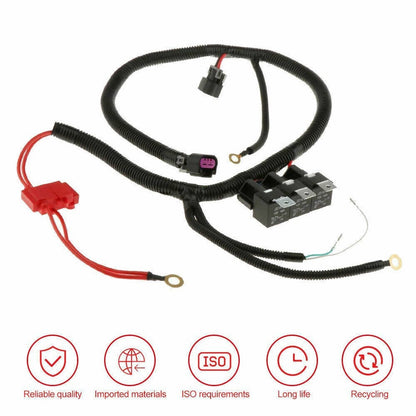 Solidspare For 1999–2006 Chevy GM Electric Dual Fan Upgrade Wiring Harness Kit ECU Control