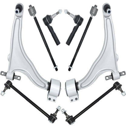 Solidspare 8Pcs Control Arm Ball Joint Tie Rod Sway Bar Link L&R for 2010-2016 Cadillac SRX