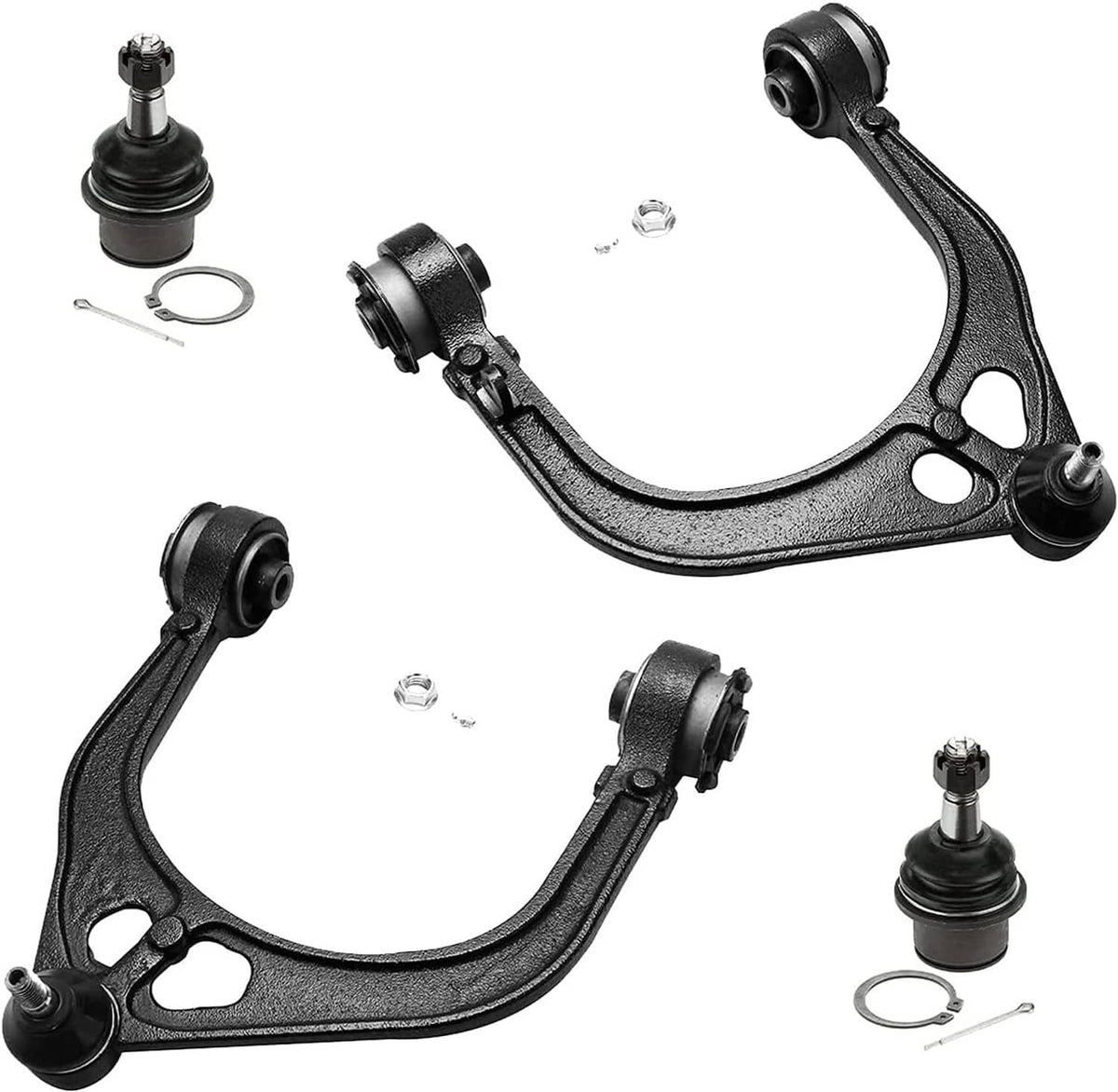 Solidspare 16Pcs Suspension Front Control Arm Kit for 2011-19 Dodge Charger Challenger 300