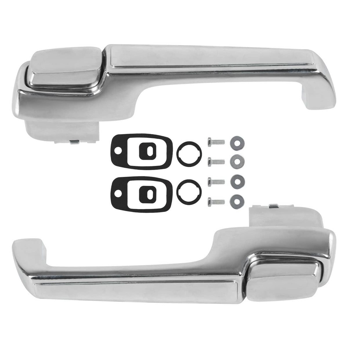 Solidspare Chrome Pair Outside Door Handles For 1967-1972 Chevy C/K 10 20 30, GMC C/K 15 25