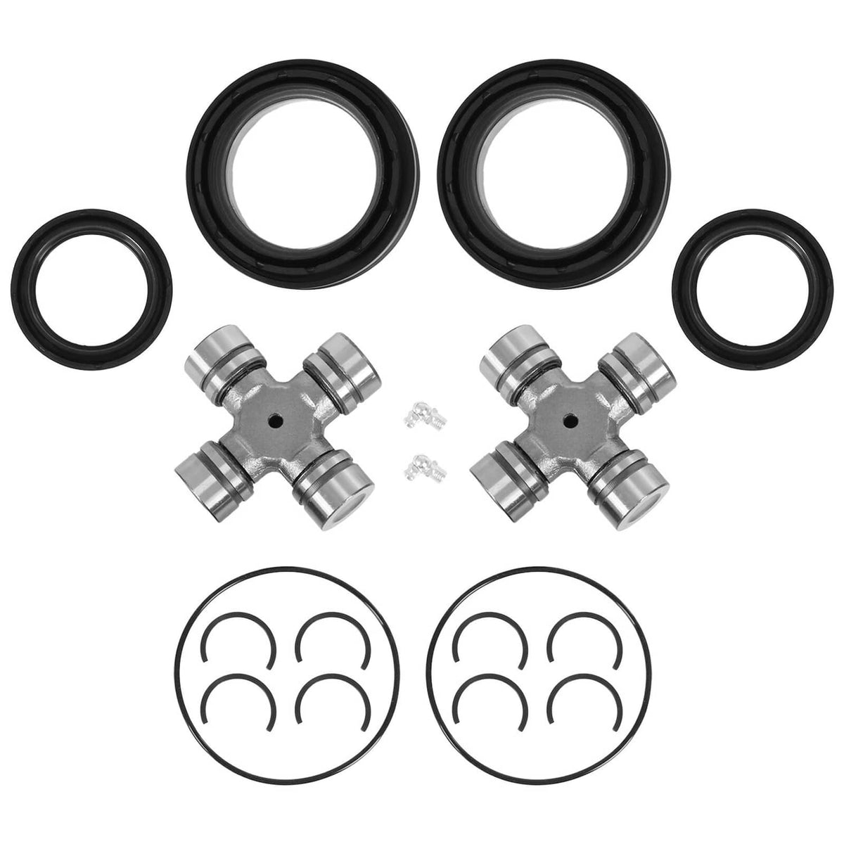 Solidspare Front Axle Seal And U Joint Kit For 1998-04 Ford F250 F350 Excursion DANA 50 60