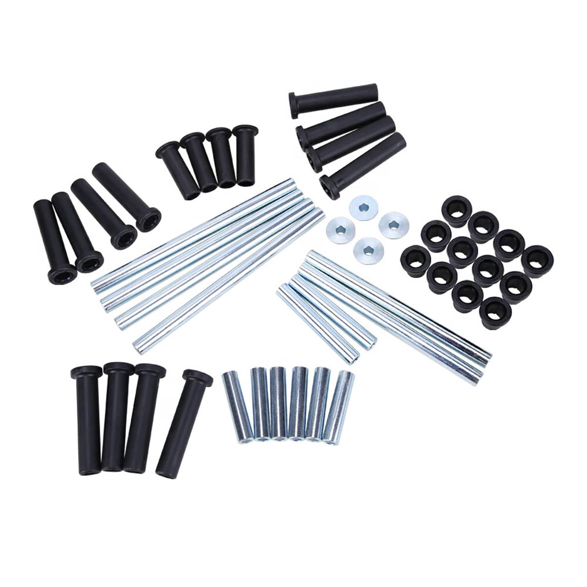 Solidspare 42Pcs Complete A-Arm Bushing Kit Fit For Polaris RZR 800 RZR S 4 800 2008-2014