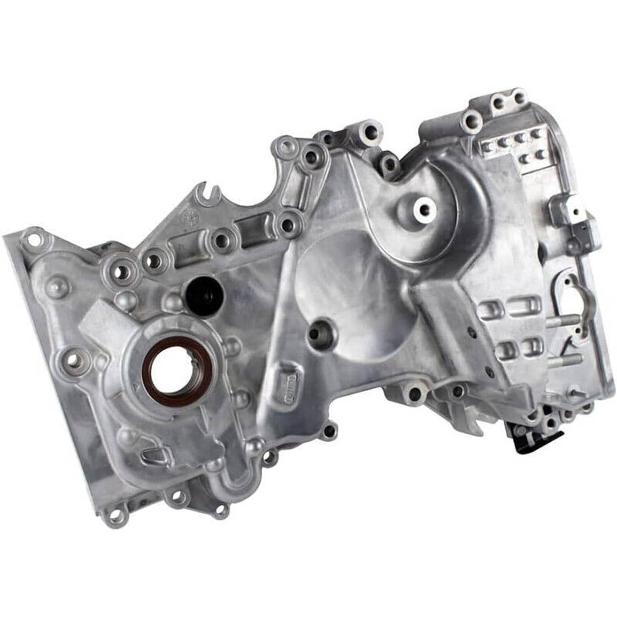 Solidspare Silver Engine Oil Pump Timing Chain Cover for 2017-2020 Hyundai Elantra 2.0L