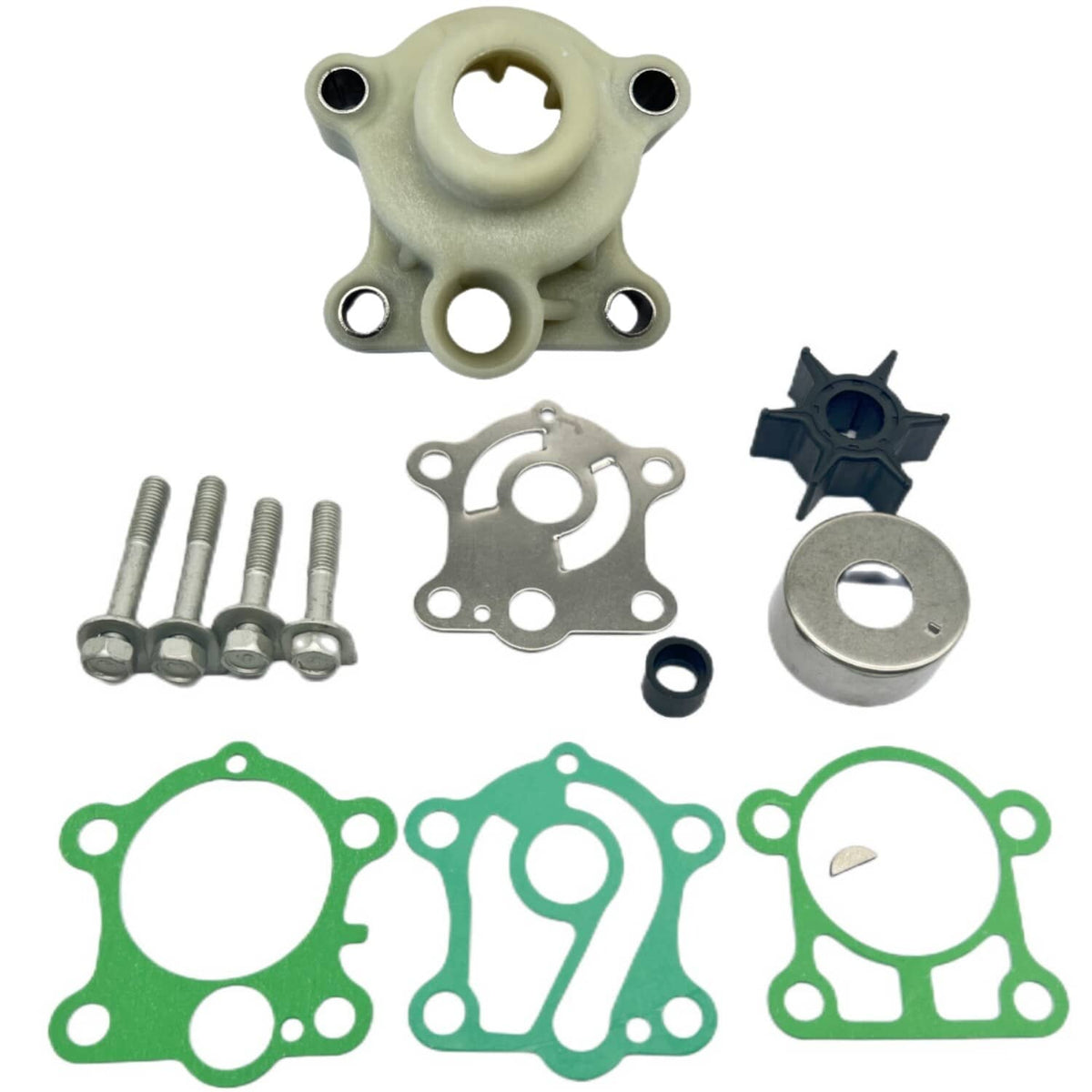 Solid Spare Water Pump Impeller Service Kit 6H4-W0078 for Yamaha 2 Stroke 40hp 50hp Outboard