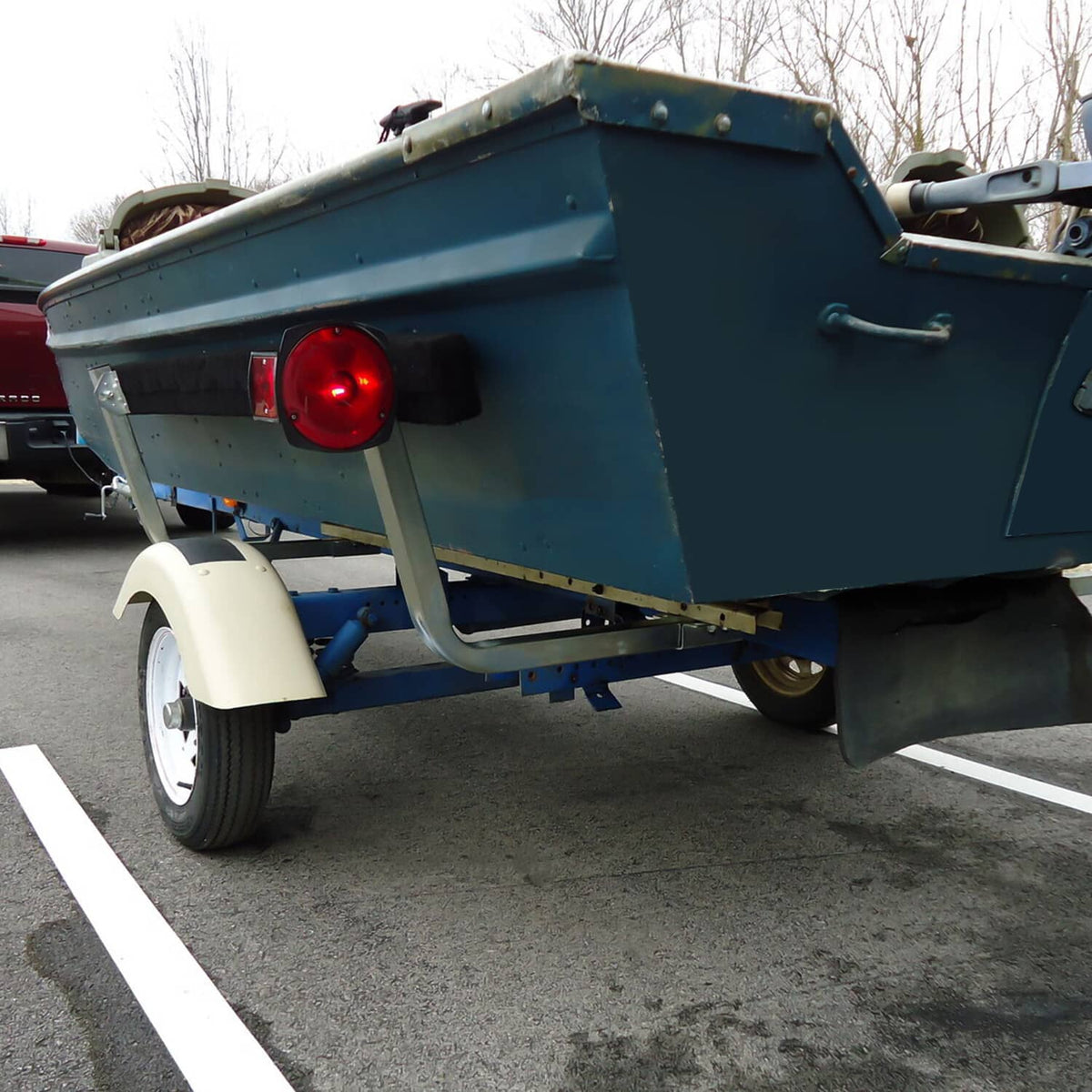 Solidspare Adjustable Boat Trailer Bunk Board Guide-on 61" Feet Rail w/Brackets Kit