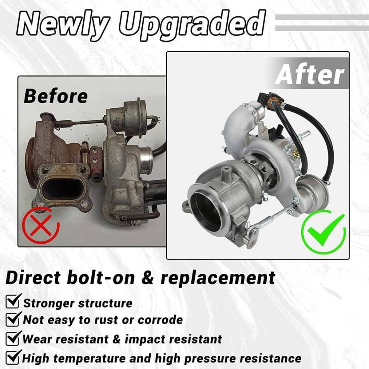 Solidspare New Turbo Turbocharger 12699230 For 2018-2022 Chevrolet Equinox GMC Terrain 1.5L