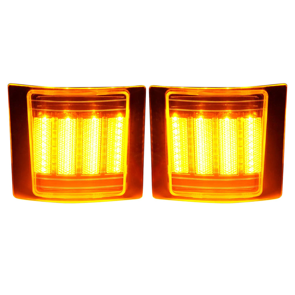 Solid Spare For Chevy C/K 1500 2500 3500 94-98 LED Sequential Corner Side Marker Lights Set