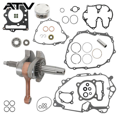Solidspare Top Bottom End Engine Rebuild Kit For HONDA TRX 400EX Crank Piston Kit 1999-2004
