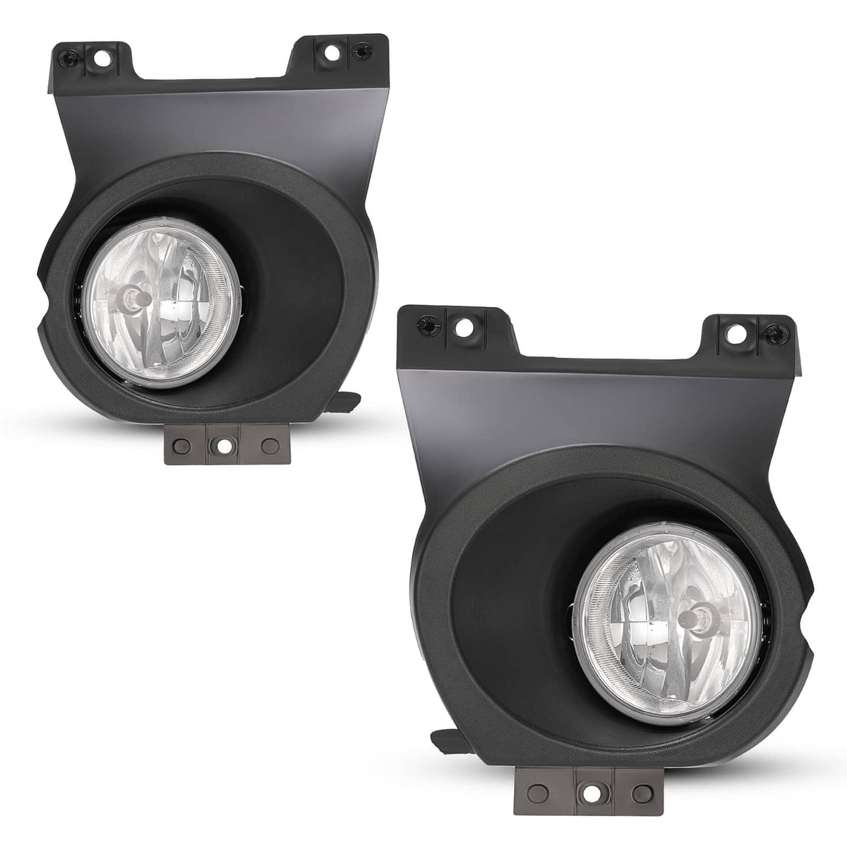 Solid Spare Pair Front Bumper Driving Lamps Fog Lights w/Bezel For Ford F150 F-150 2009-2010