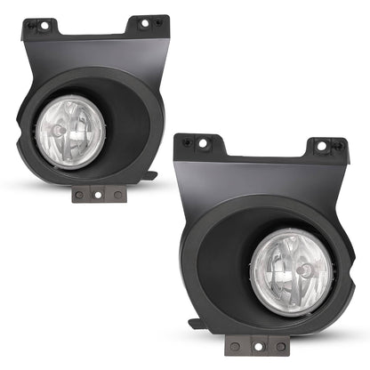 Solid Spare Pair Front Bumper Driving Lamps Fog Lights w/Bezel For Ford F150 F-150 2009-2010
