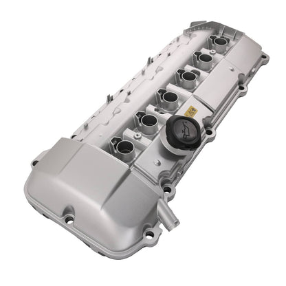 Solidspare Aluminum Engine Valve Cover W/ Gasket For BMW M54 E46 325Ci 325i 330i 525i X3 X5