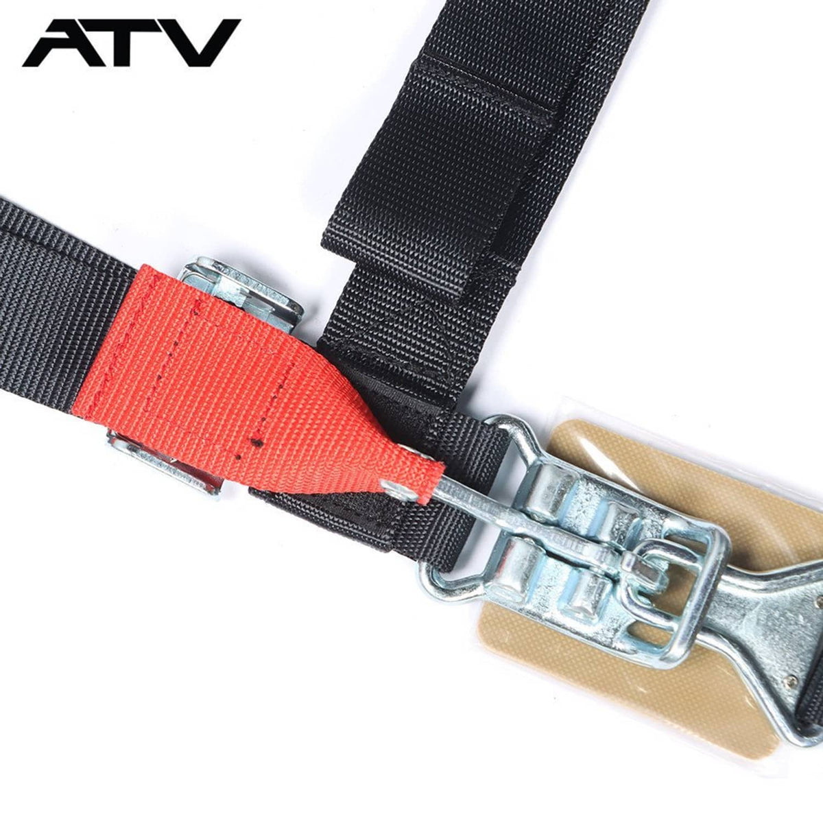 Solidspare Black Seat Belt Harness Pair Of 4 Point 2" Padded For Polaris RZR XP S 4 1000