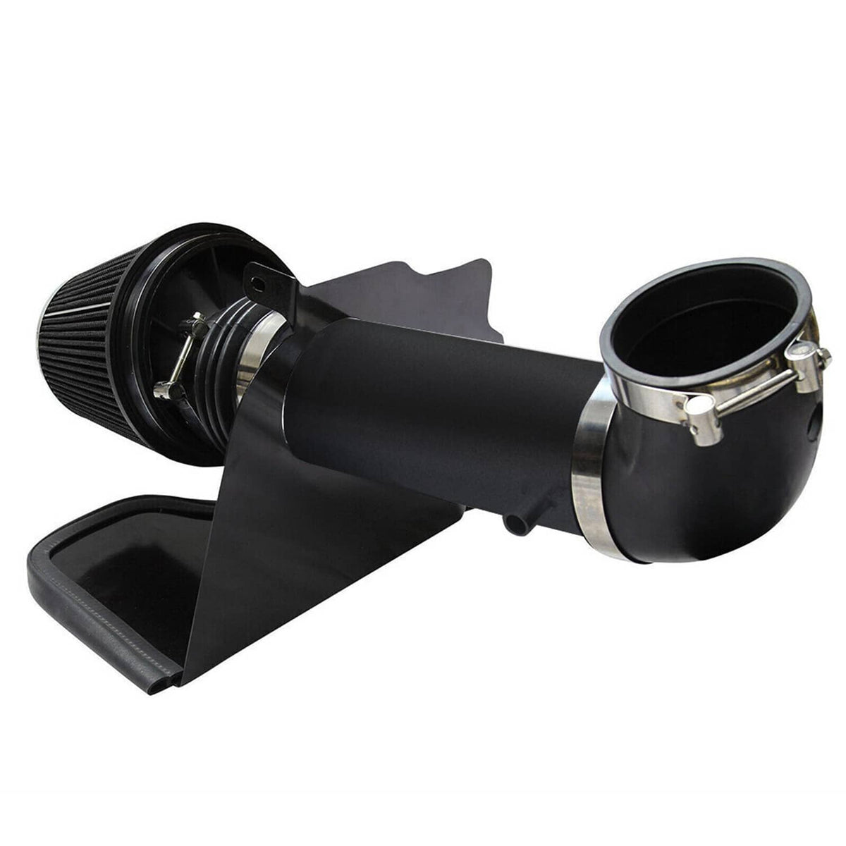 Solidspare 4" Cold Air Intake Kit + Heat Shield for 05-10 Dodge Chrysler HEMI 5.7L 6.1L V8