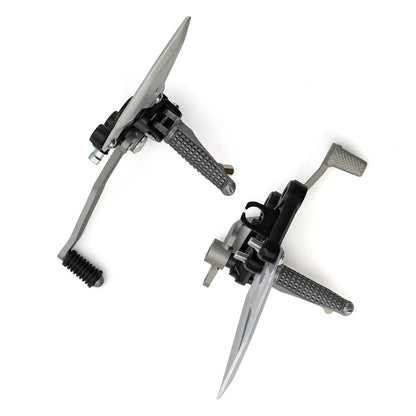 Solidspare Front Driver Foot Pegs Footrest Bracket Fit For Kawasaki Ninja 400 Z400 2019-24