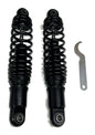 (2) Black 13" Rear Suspension Shocks for 1994-2023 Harley Davidson Road King