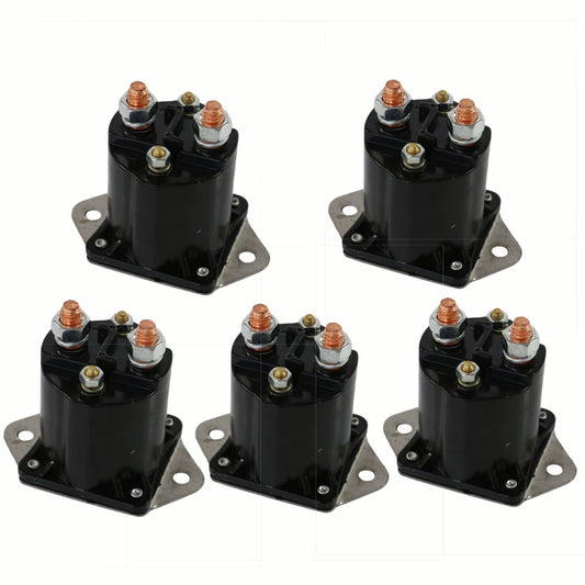 Solidspare 36Volt 5pcs Solenoid For 1976-1998 Club Car DS Golf Cart Part 4 Terminal ClubCar