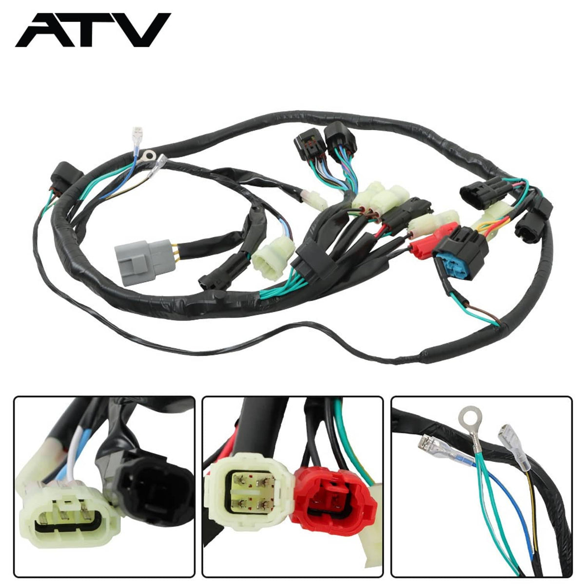 Solidspare Wire Wiring Harness For Honda TRX450 TRX450R Sportrax 2004-2005 32100-HP1-000