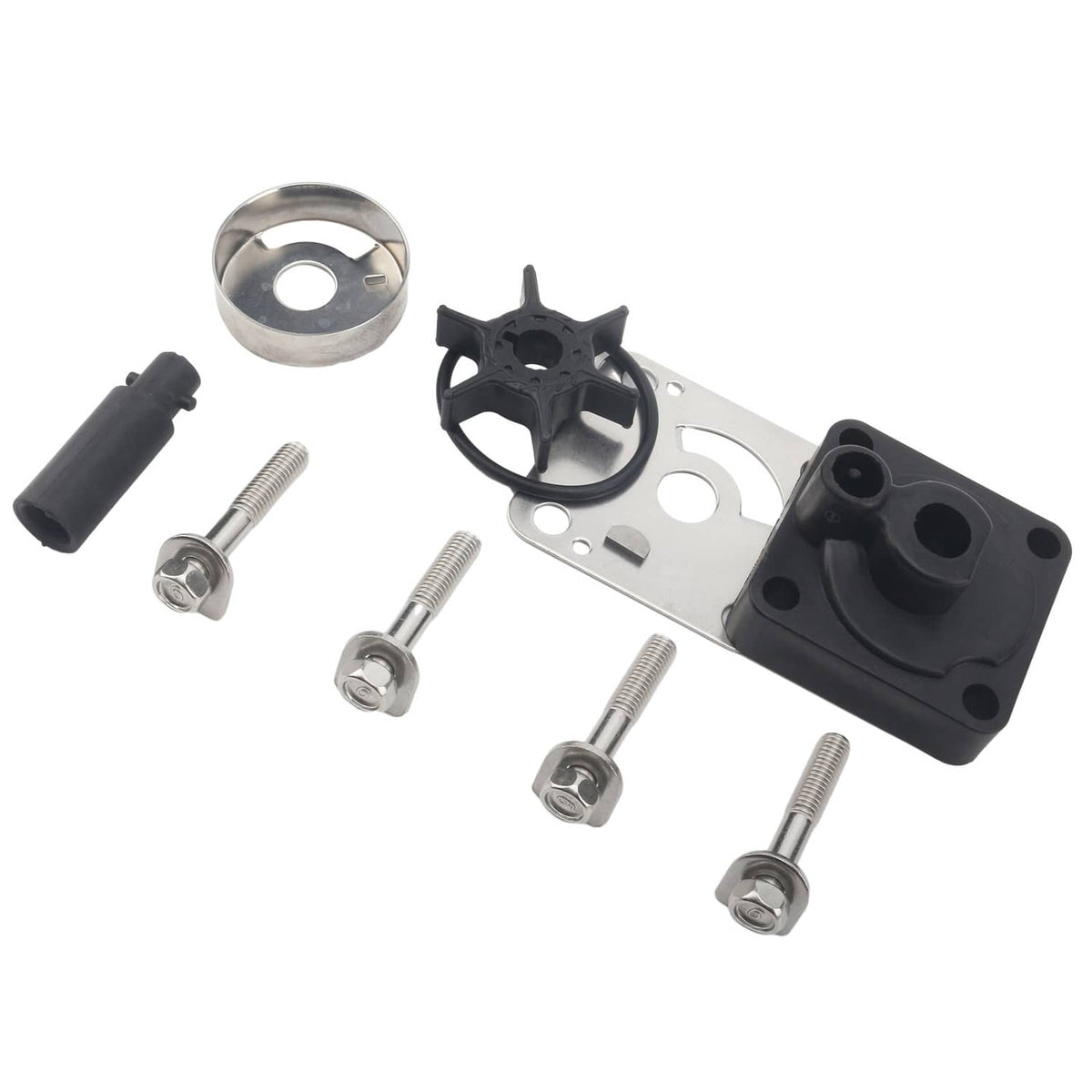 Solid Spare Water Pump Impeller Rebuild Kit 68T-W0078-02 for Yamaha F 6 8 9.9 HP 4S Outboard