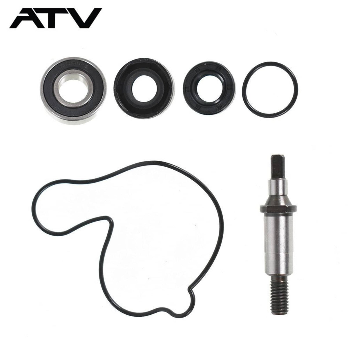 Solidspare For Yamaha YFZ 450 2004-2013 Water Pump Repair Kit w/ Shaft Bearing Seals