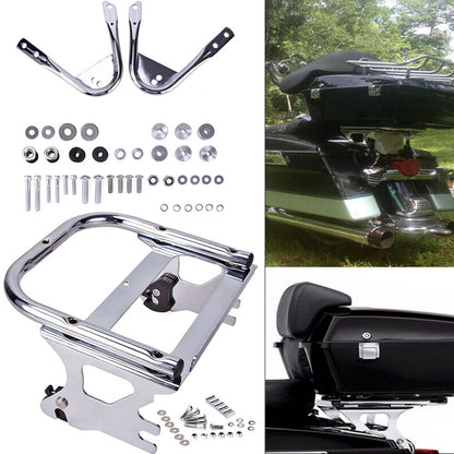 Solidspare For Harley Touring Road King Glide Two-up Tour Pack Rack Mount + Docking Kit US