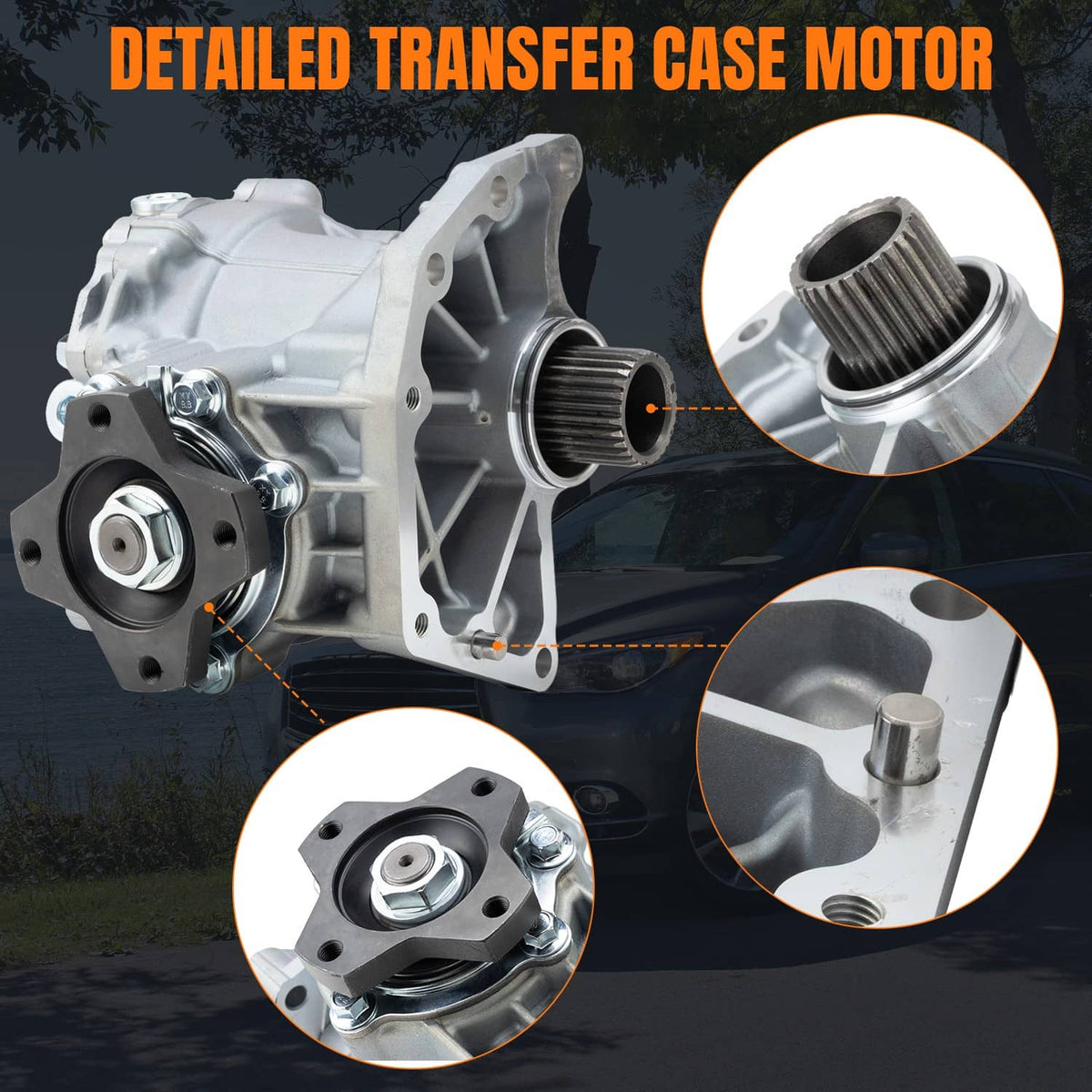 Solidspare Transfer Case Assembly for 2013-2022 Nissan Murano Pathfinder 3.5L 33100-3KA0B