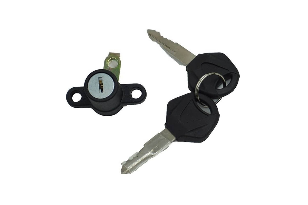 Solidspare Ignition Switch Fuel Gas Cap Cover Seat Lock Key for Yamaha XVS950 V Star 950
