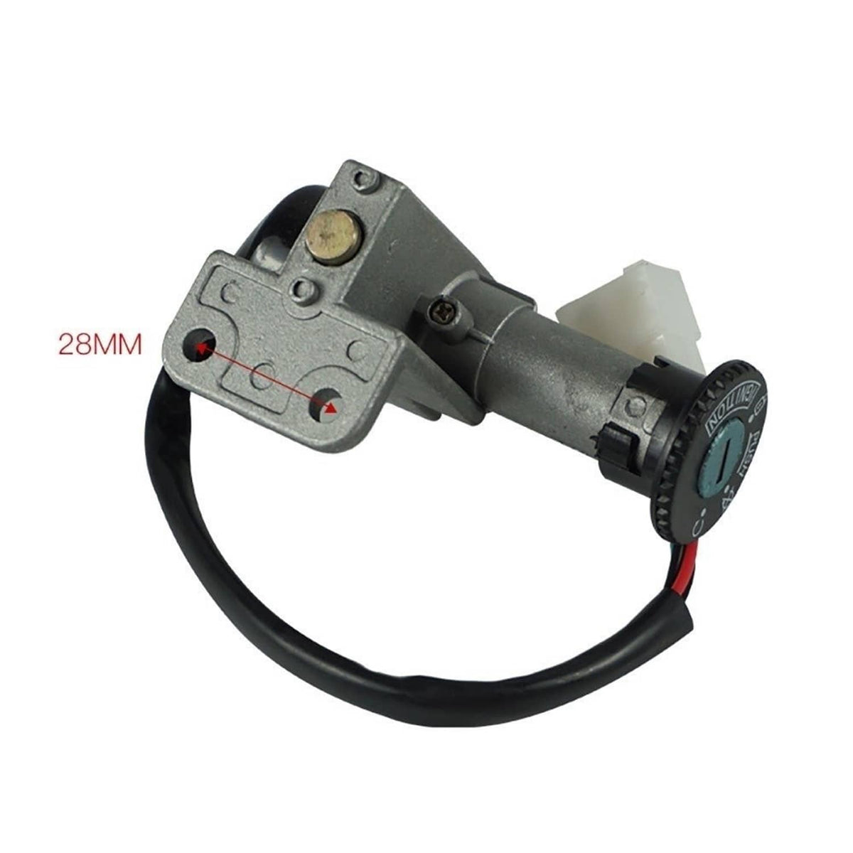 Solidspare Ignition Switch Key Lock Gas Tank Cap Set for Scooter Moped TAOTAO GY6 50cc