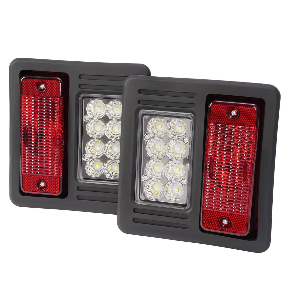 Solidspare 4x LED Headlight Tail Exterior Light Kit For Bobcat Skid Steer Loader