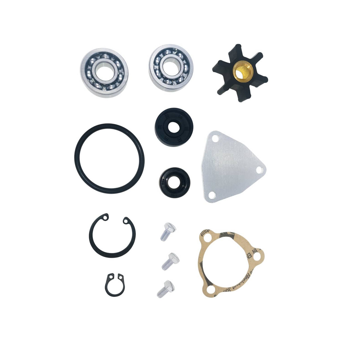 Solid Spare Yanmar Marine Raw Sea Water Pump Major Repair Kit 1GM 1GM10 128170-42200
