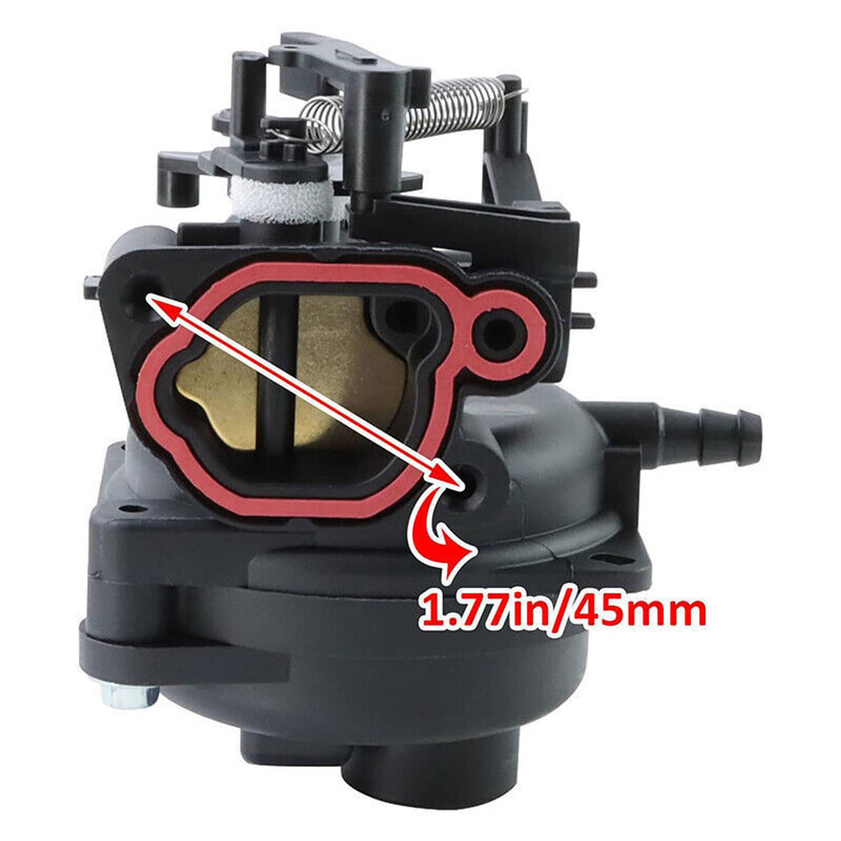 Solidspare 799584 Carburetor Kit for Briggs & Stratton 798452 593261 596505 Lawn Mower New