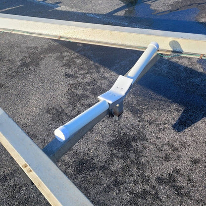 Solidspare Zinc-Plated Boat Trailer PVC Y V Guide On Bow Rest Centering Support Kit