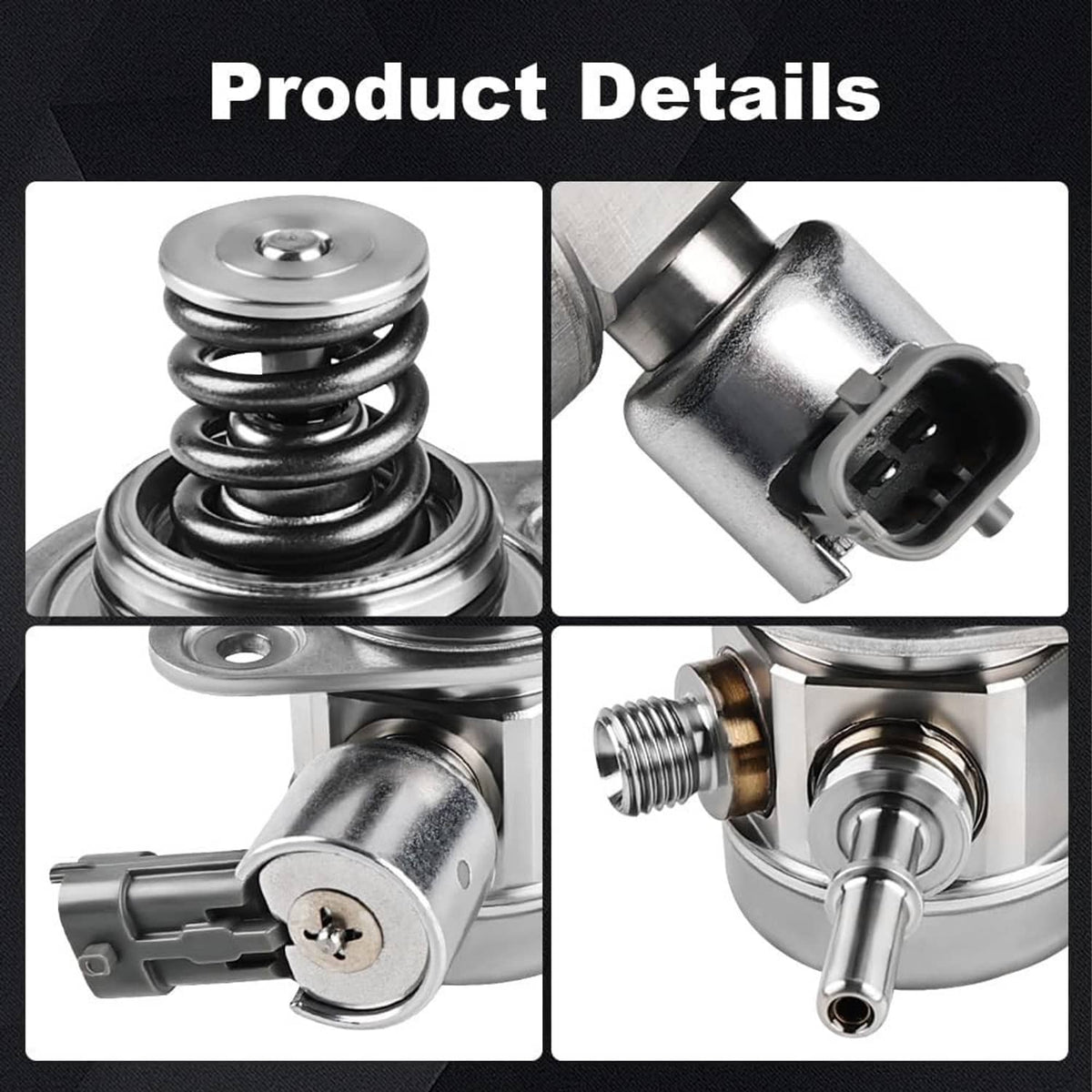 Solidspare High Pressure Fuel Pump for 2011-2016 Santa Fe Sonata Optima Sorento 2.0L 2.4L
