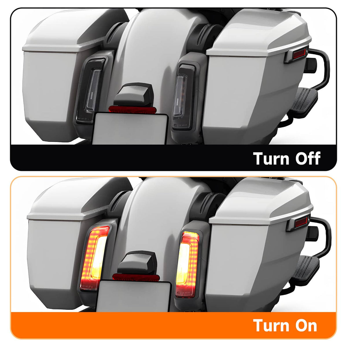 Solidspare For Harley Road Street Glide 2024+  LED Saddlebag Taillight Rear Fender Light