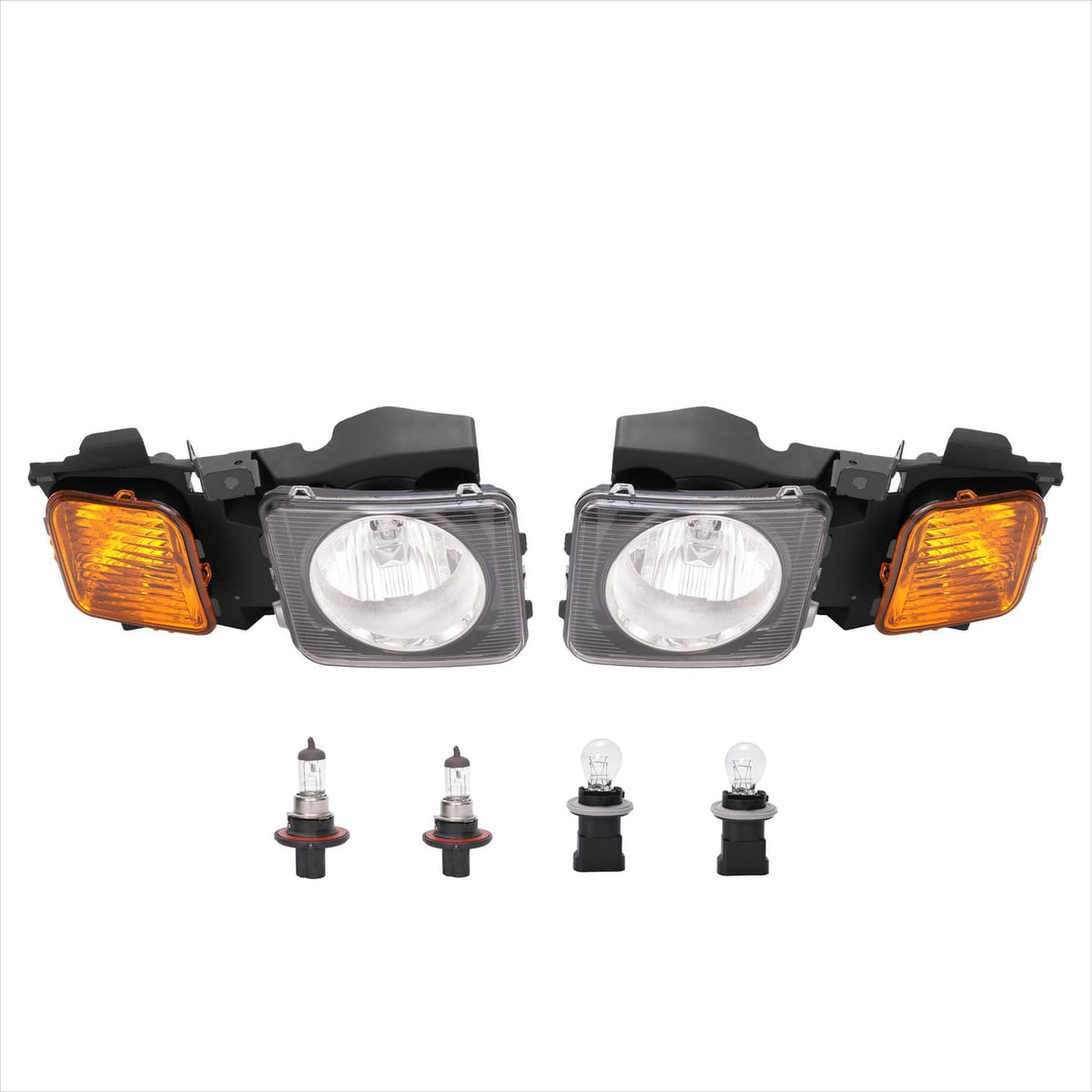 Solid Spare Headlight Set For Hummer H3 2006-2010 H3T 2009-2010 # HU2502100 # HU2503100